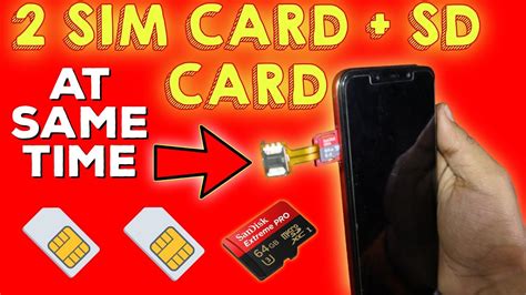How To Use Both 2 SIM With SD CARD with Hybrid SIM Slot .